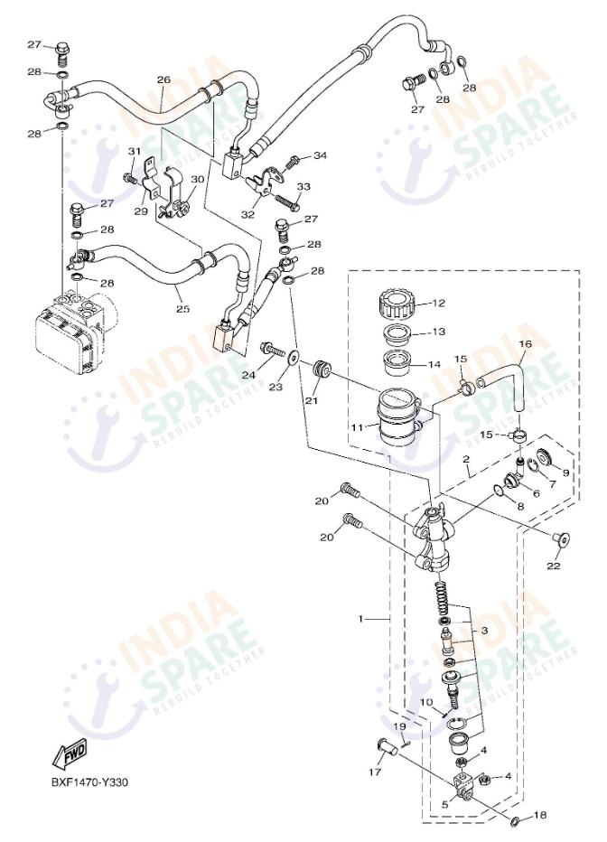 REAR MASTER CYLINDER